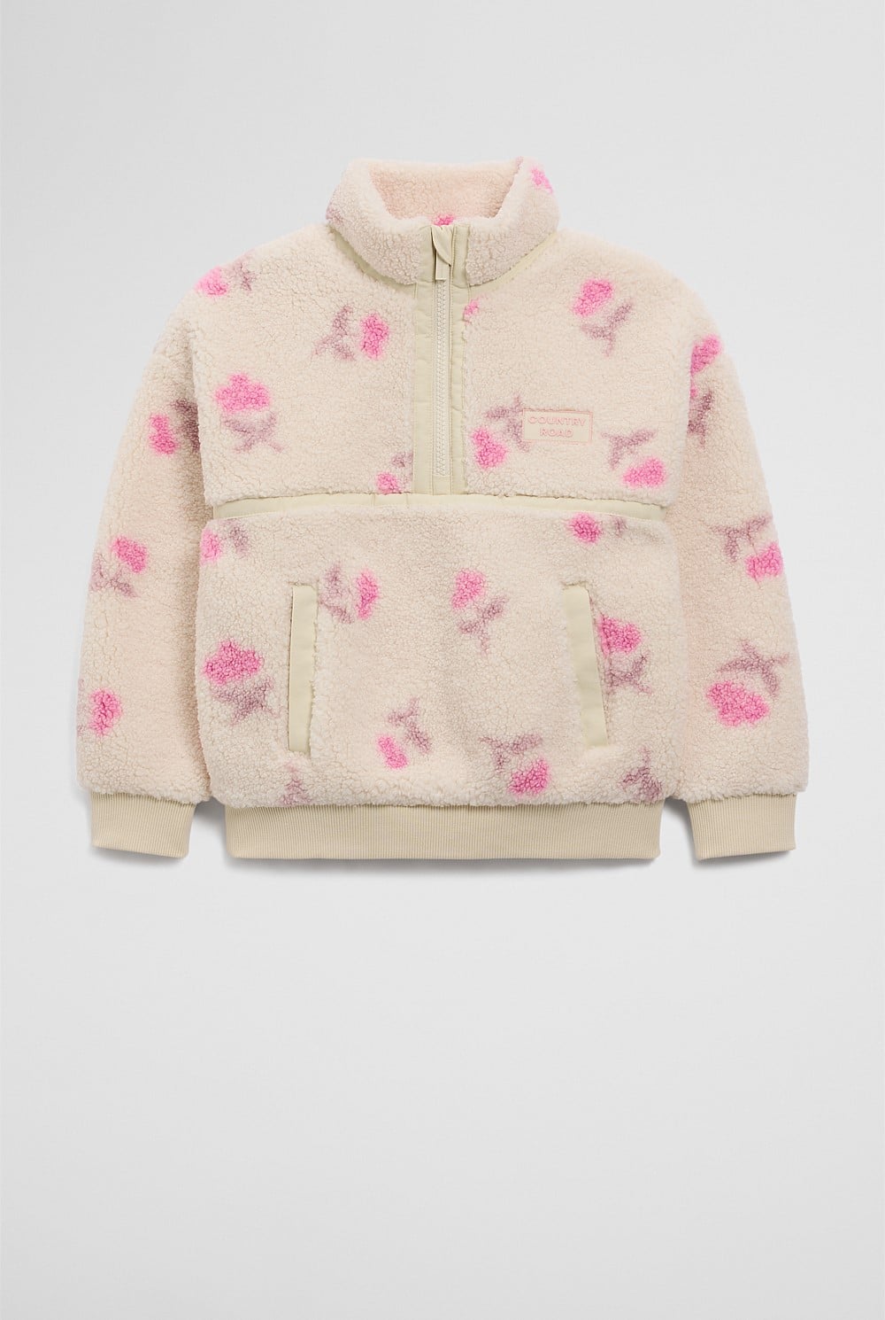 Printed Sherpa Sweat