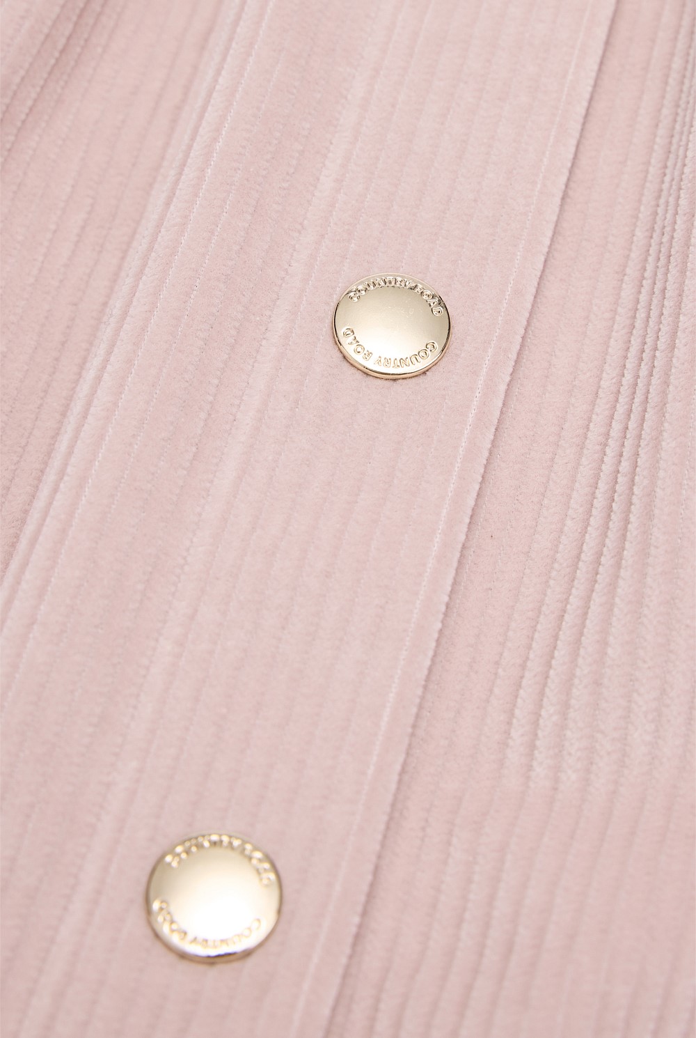 Organically Grown Cotton Cord Button Through Dress