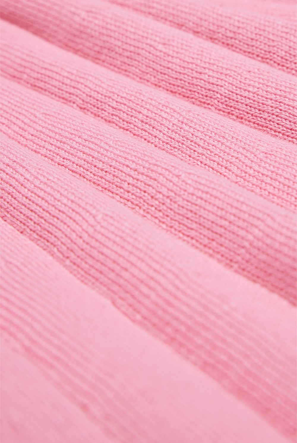 Organically Grown Cotton Ruffle Knit Dress