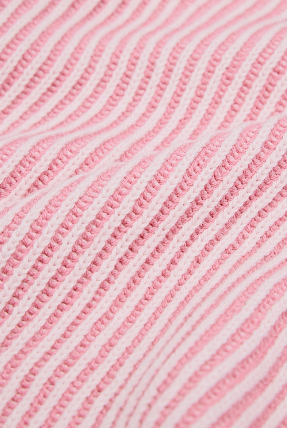 Organically Grown Cotton Contrast Fisherman Knit