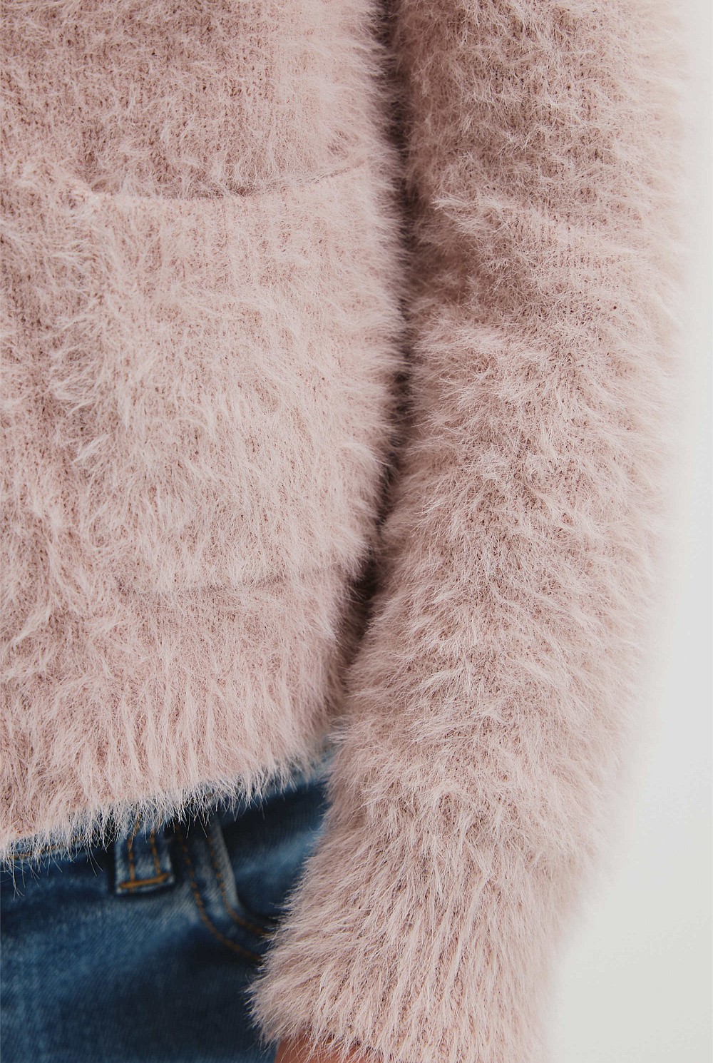 Fluffy Knit Cardigan