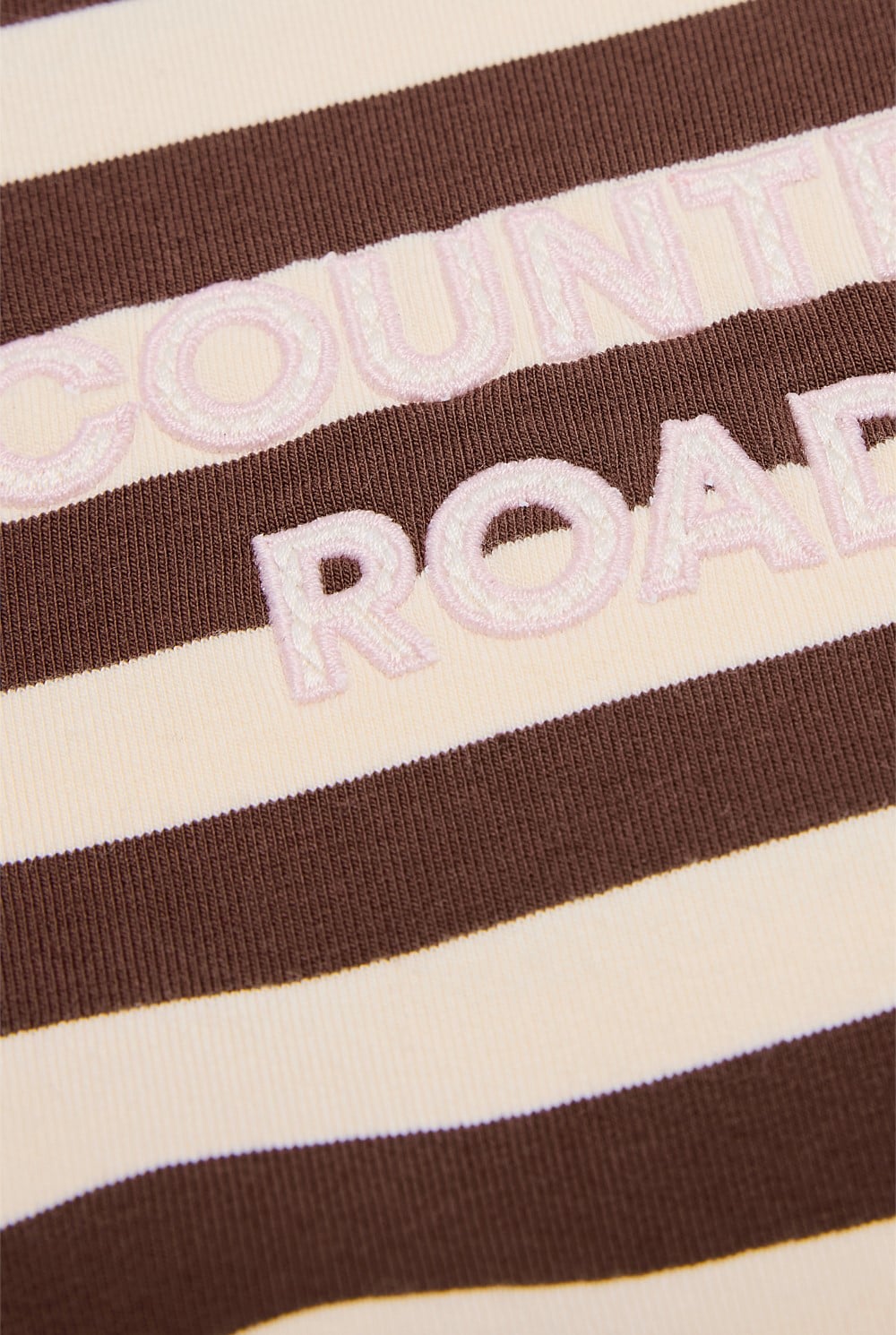 Organically Grown Cotton Stripe Ruffle Sweat Dress