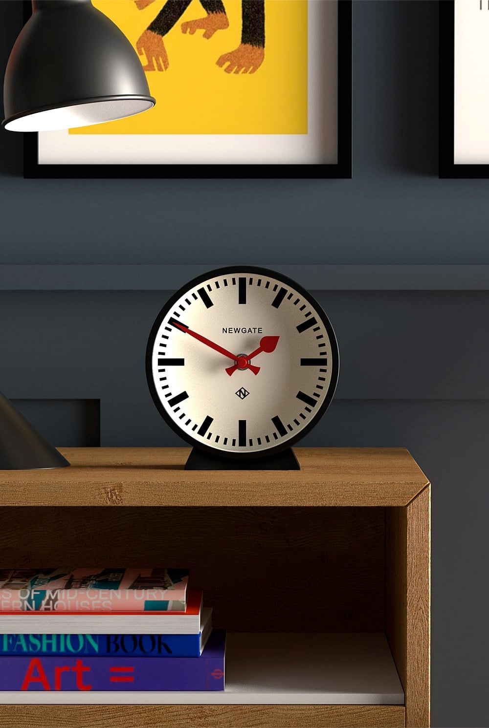 Railway Mantel Clock - Cave Black