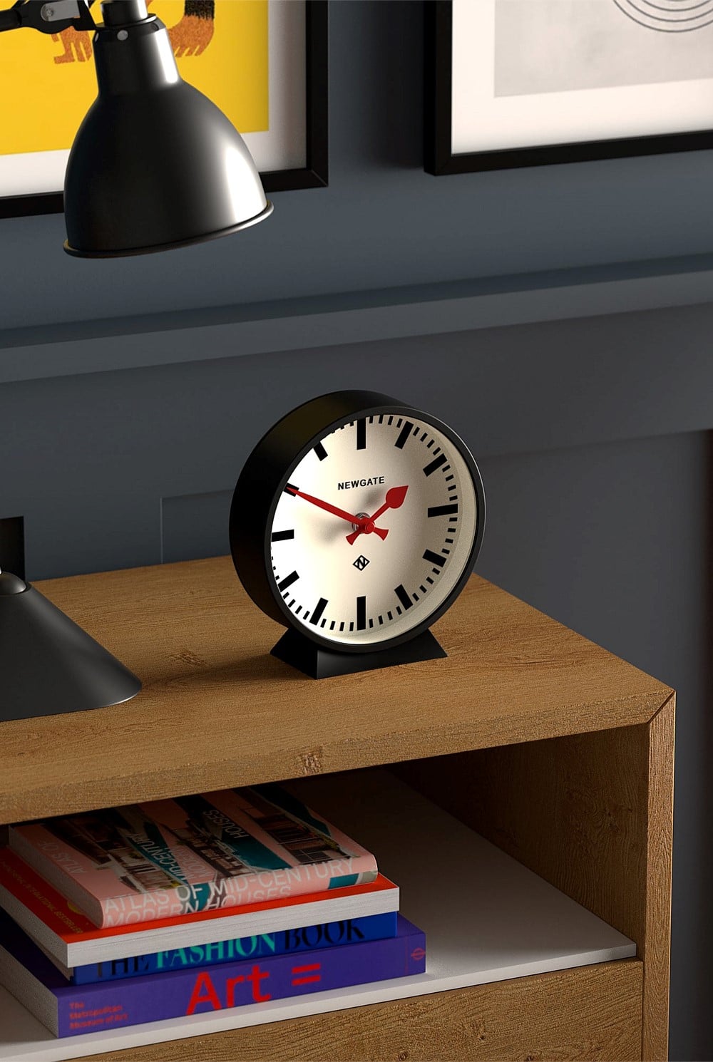 Railway Mantel Clock - Cave Black