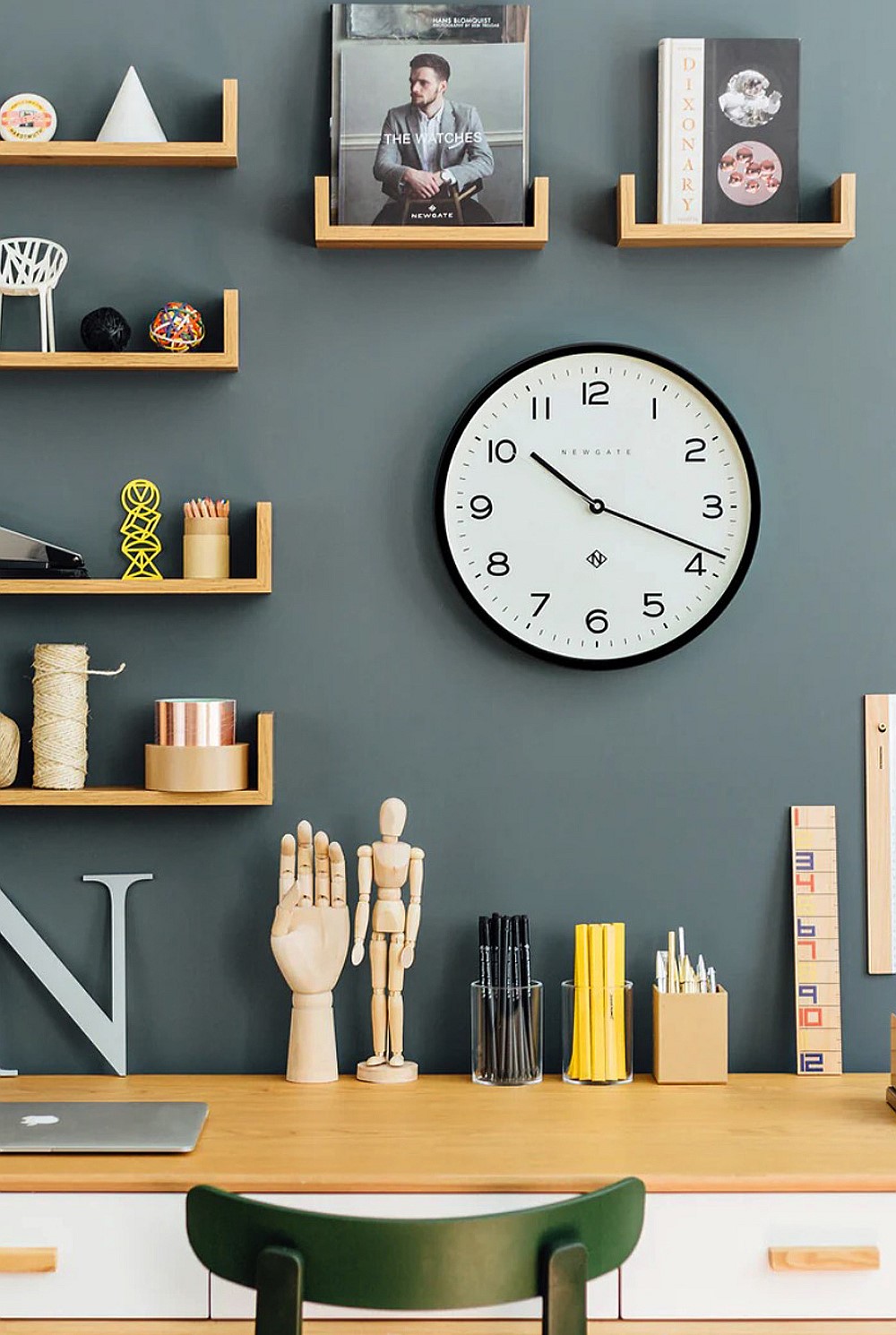 Number Three Echo Clock - Silicone Black