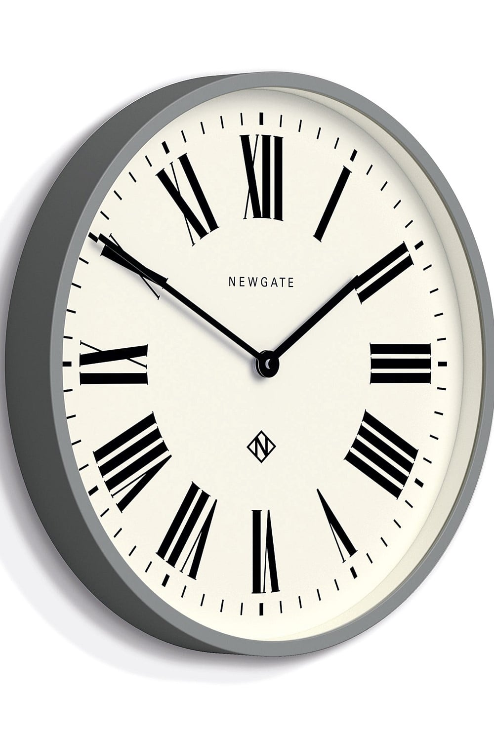 Number Three Clock - Italian Grey