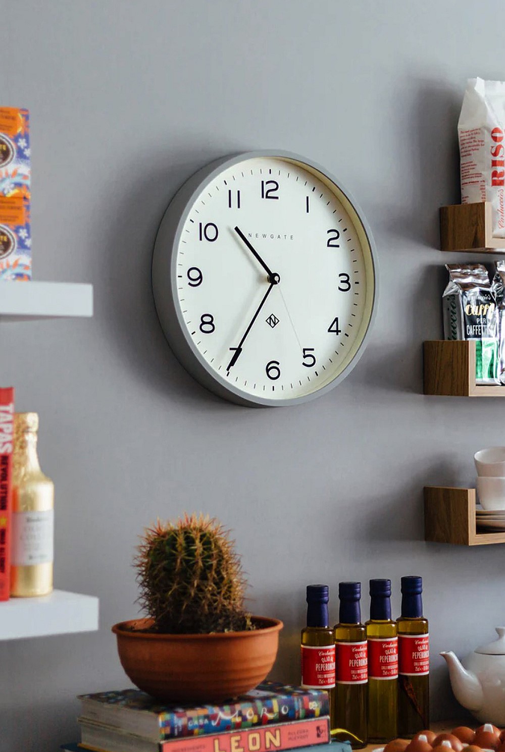Number Three Echo Clock - Silicone Grey