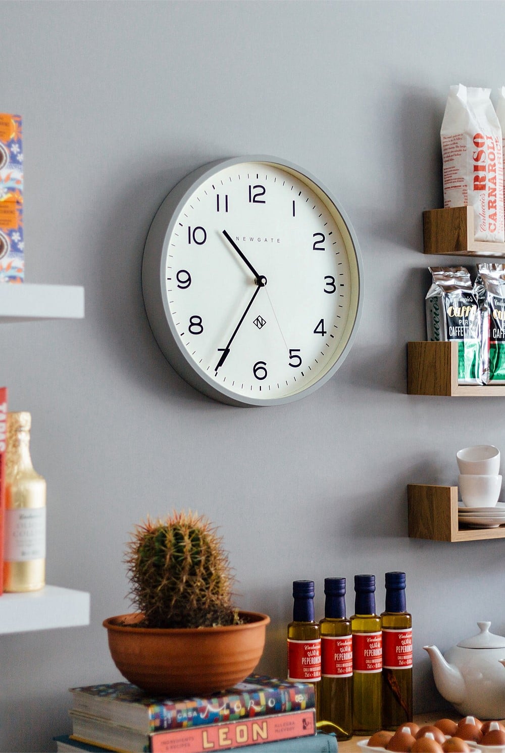Number Three Echo Clock - Silicone Grey