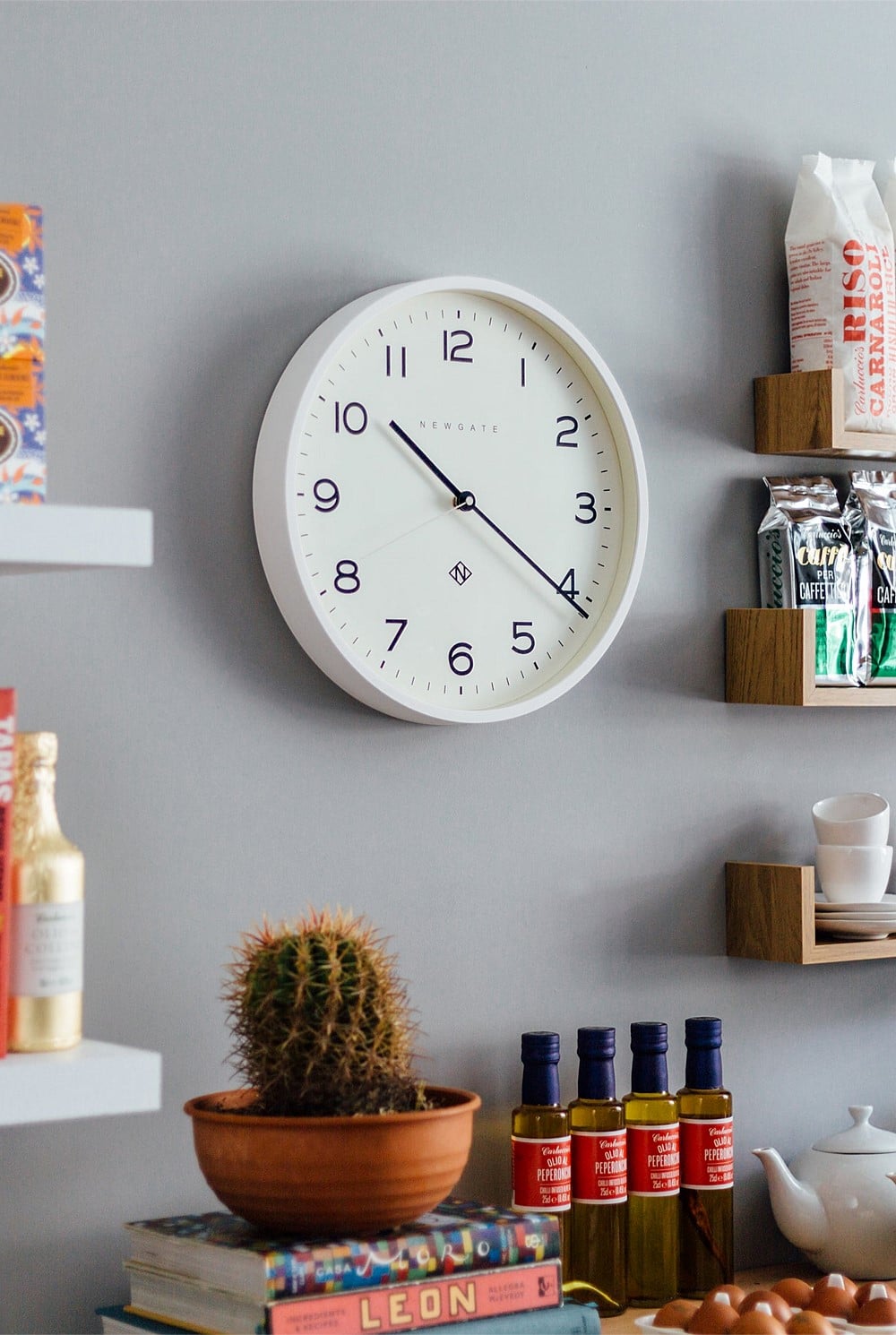 Number Three Echo Clock - Silicone White