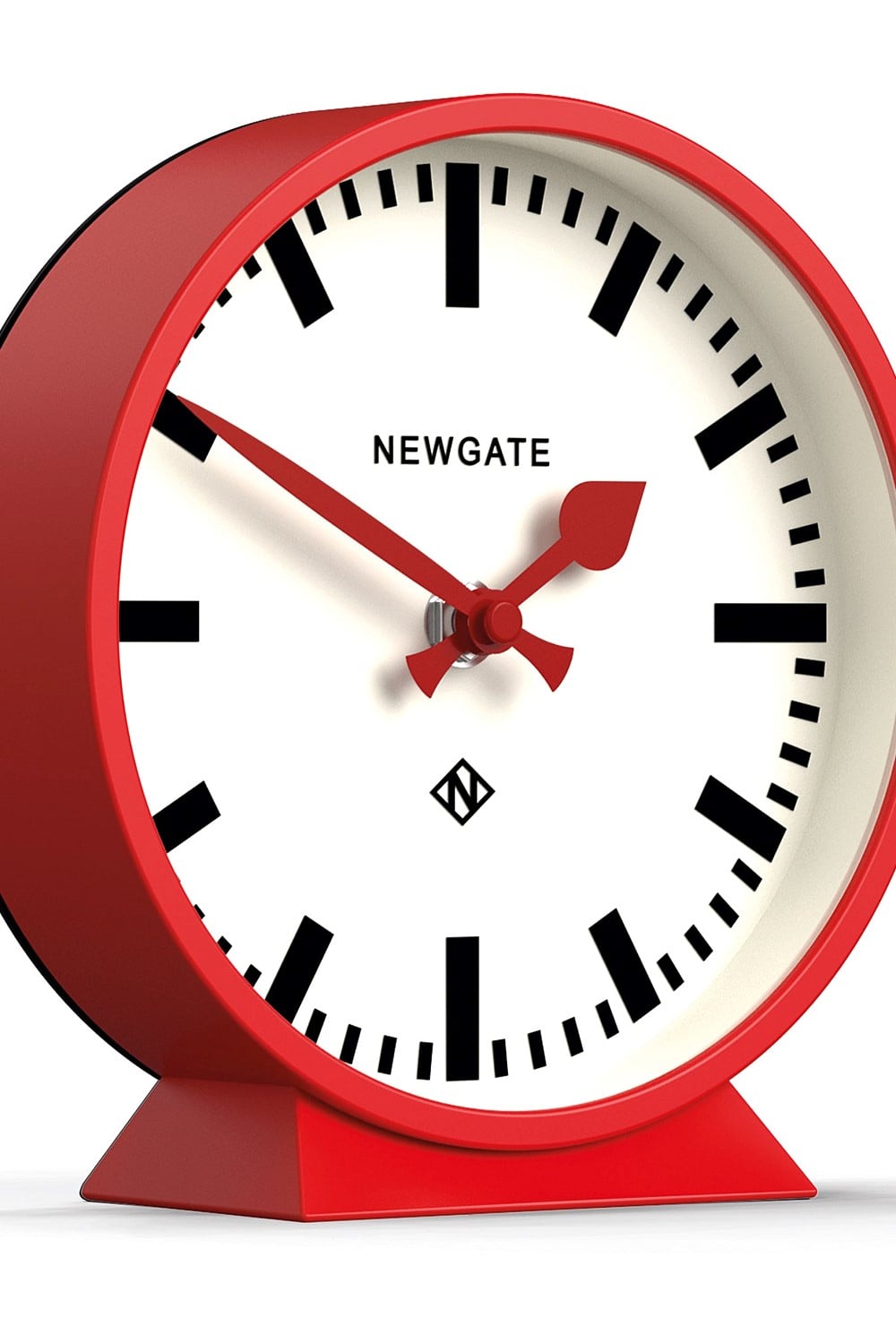 Railway Mantel Clock - Fire Engine Red