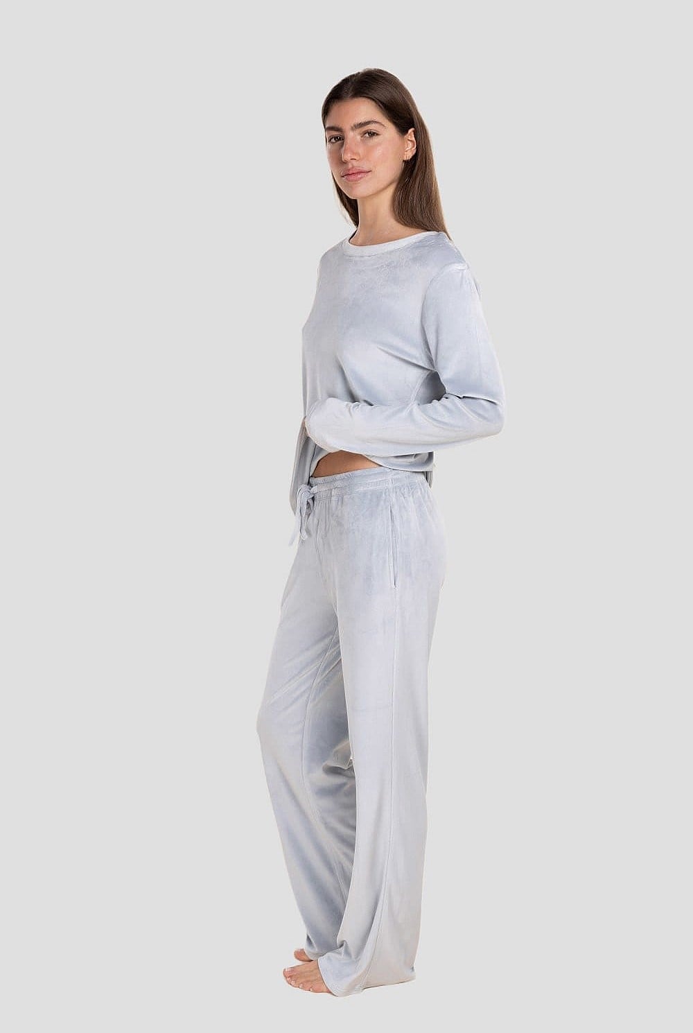 Thea Velour Long Lounge Set