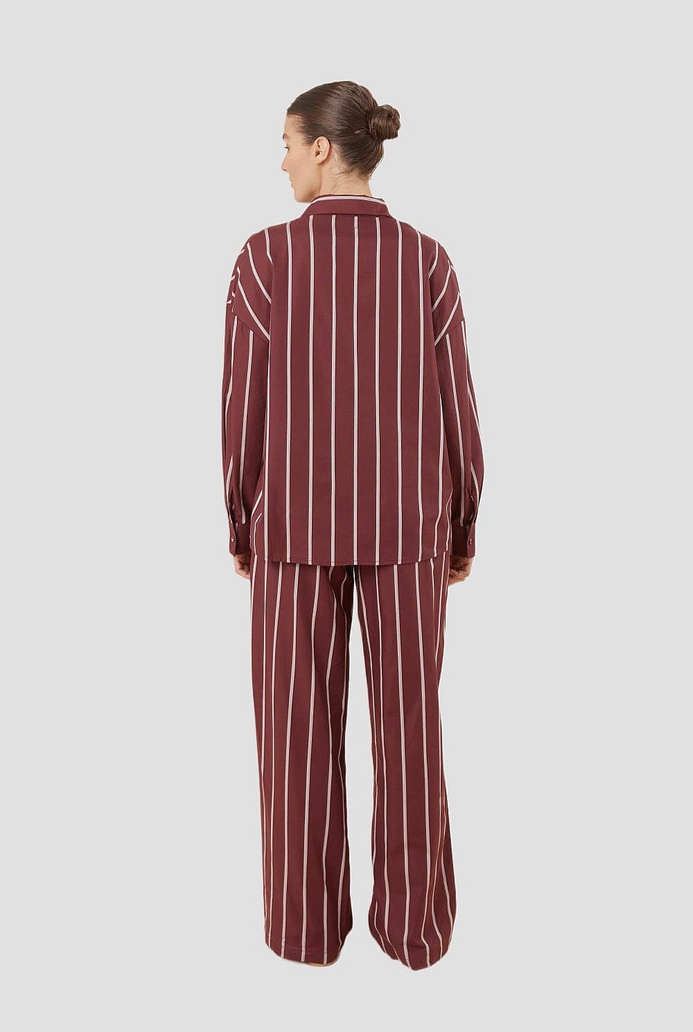 Chloe Cotton Striped Pj Set