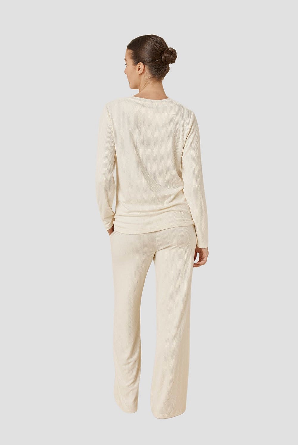 Ellie Lightweight Velour Cable Knit Set