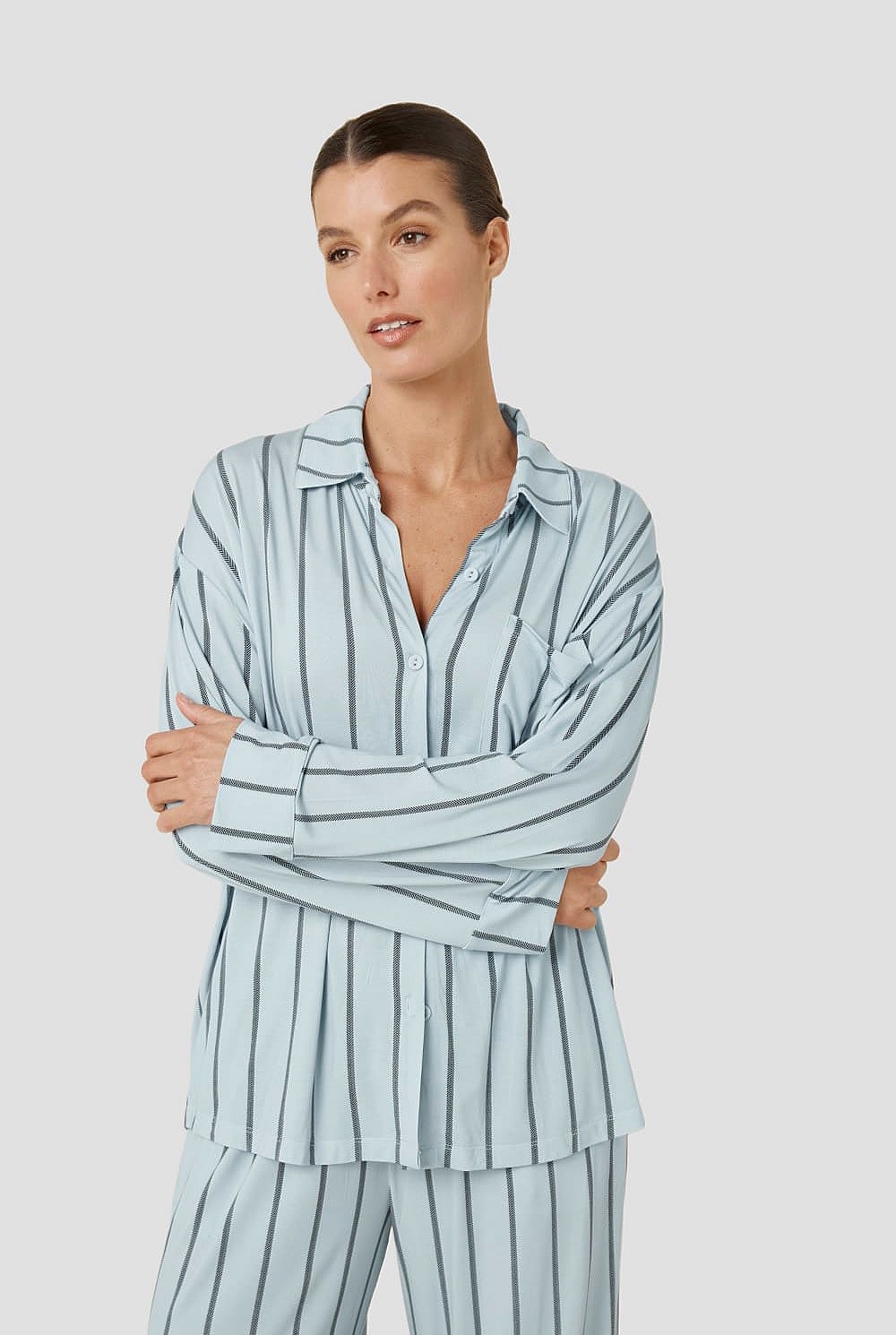 Harlow Bamboo Striped Pj Set