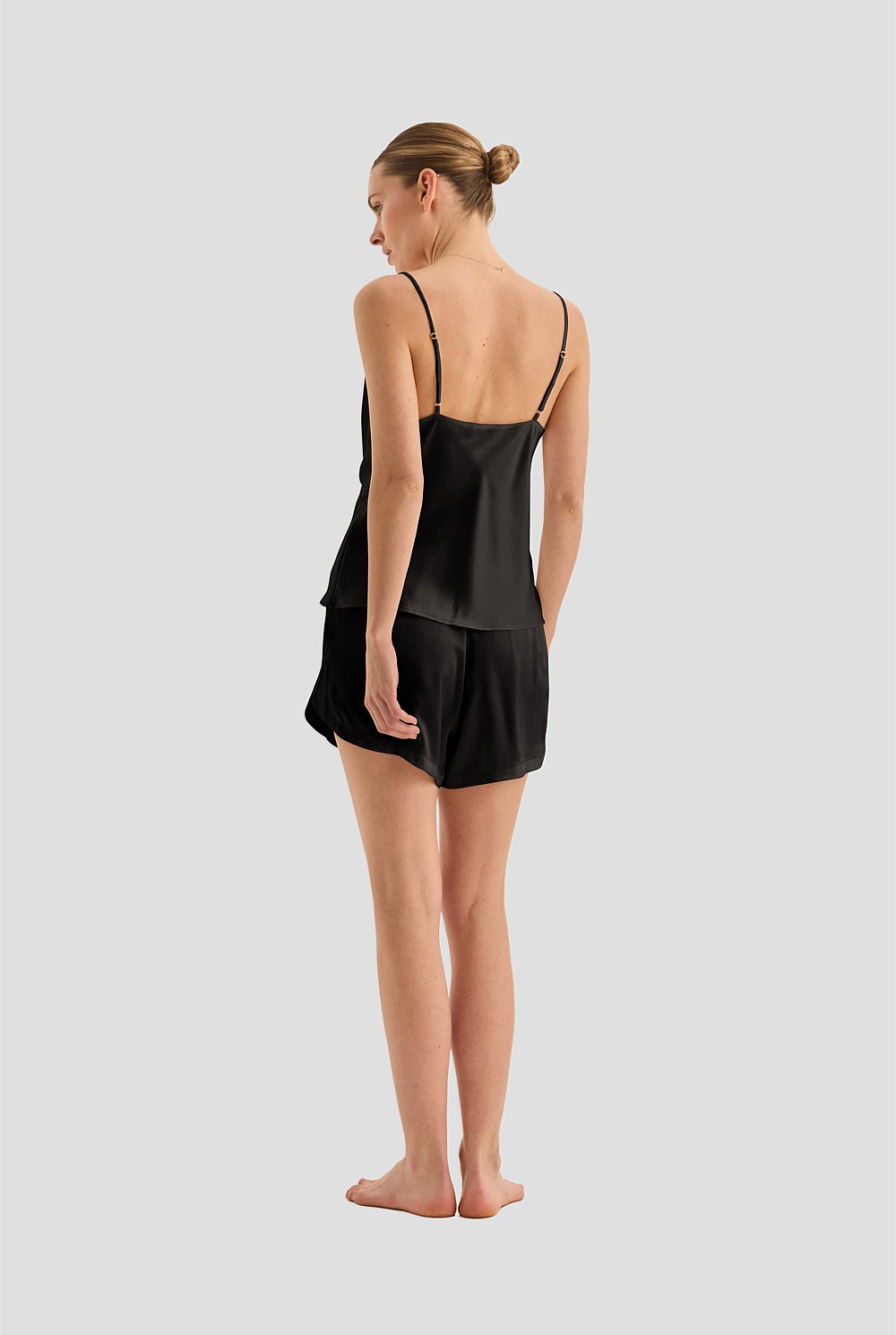 Amethyst Pure Silk Cami And Shorts Set