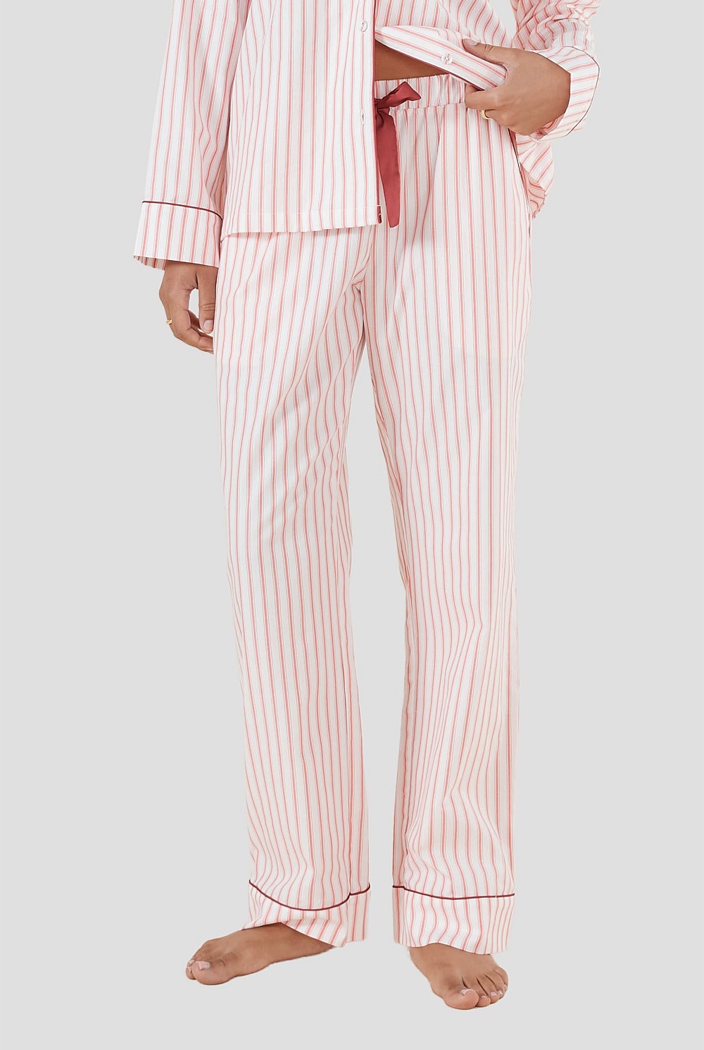 Octavia Cotton Stripe Pj Set