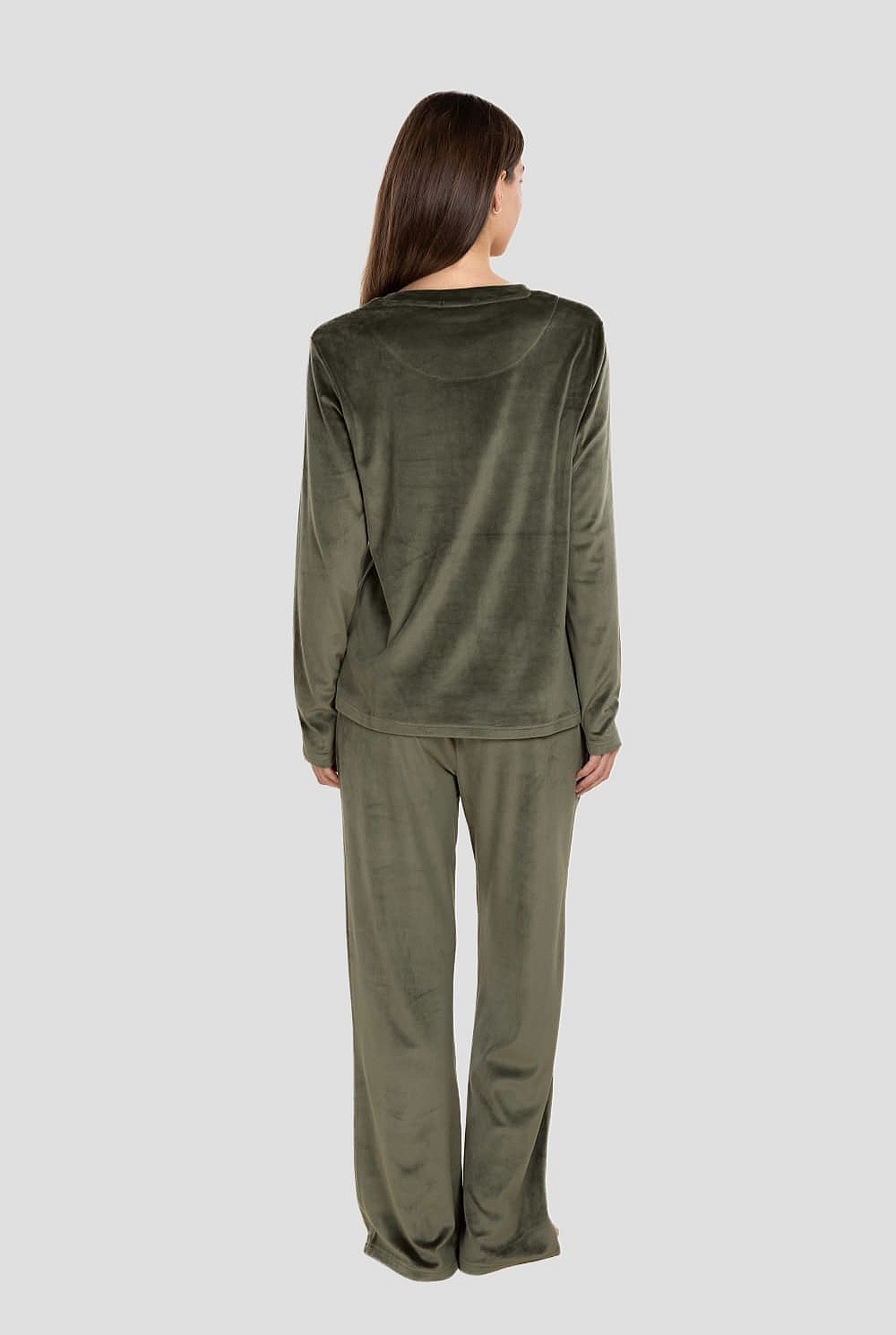 Thea Velour Long Lounge Set
