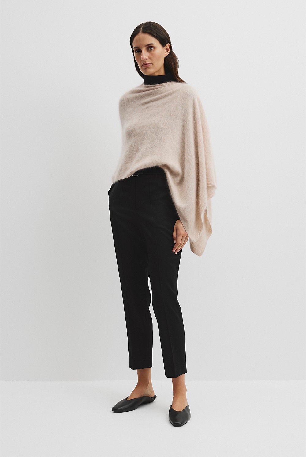 Brushed Poncho