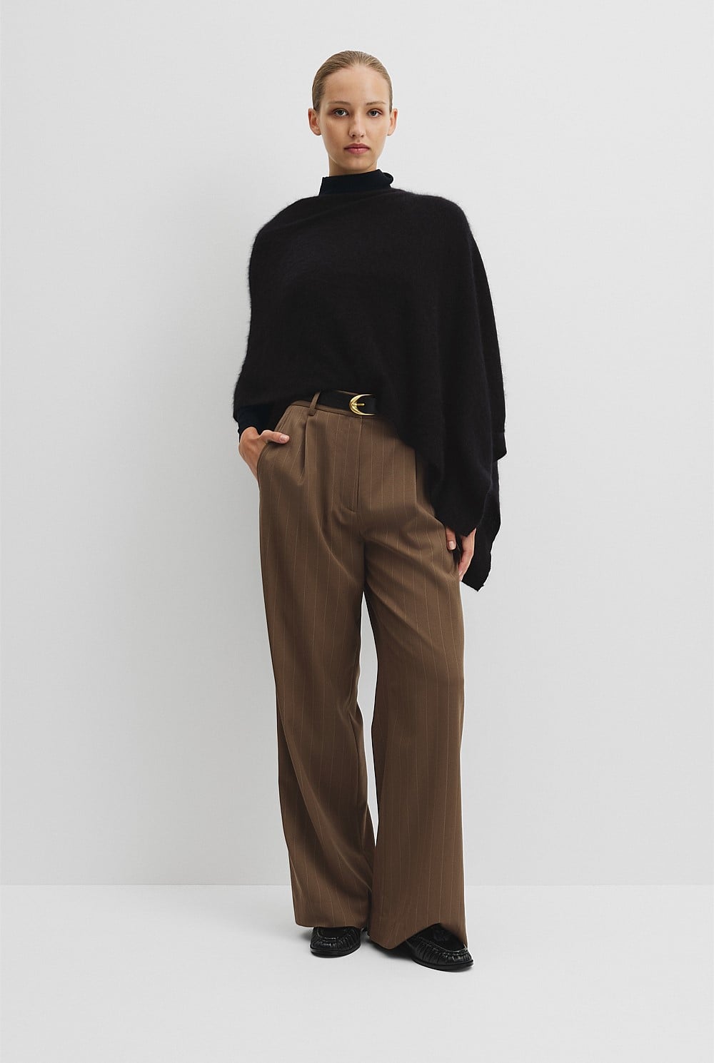 Brushed Poncho