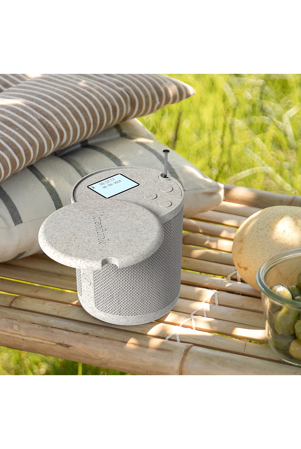 Dabbie Dab+ Fm Radio And Bluetooth Speaker - Wheat