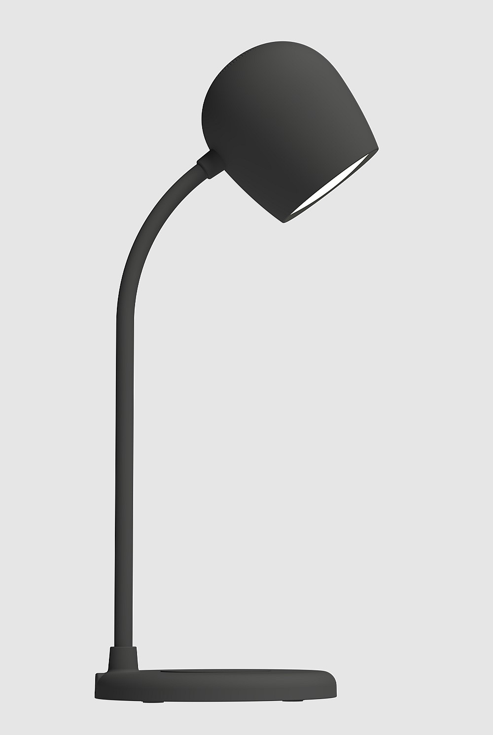 Ellie Smart Lamp With Bluetooth Speaker & Qi Wireless Charger - Black