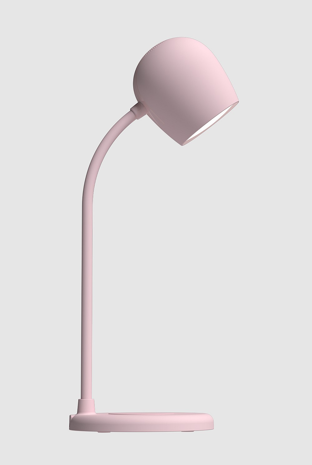 Ellie Smart Lamp With Bluetooth Speaker & Qi Wireless Charger - Dusty Rose