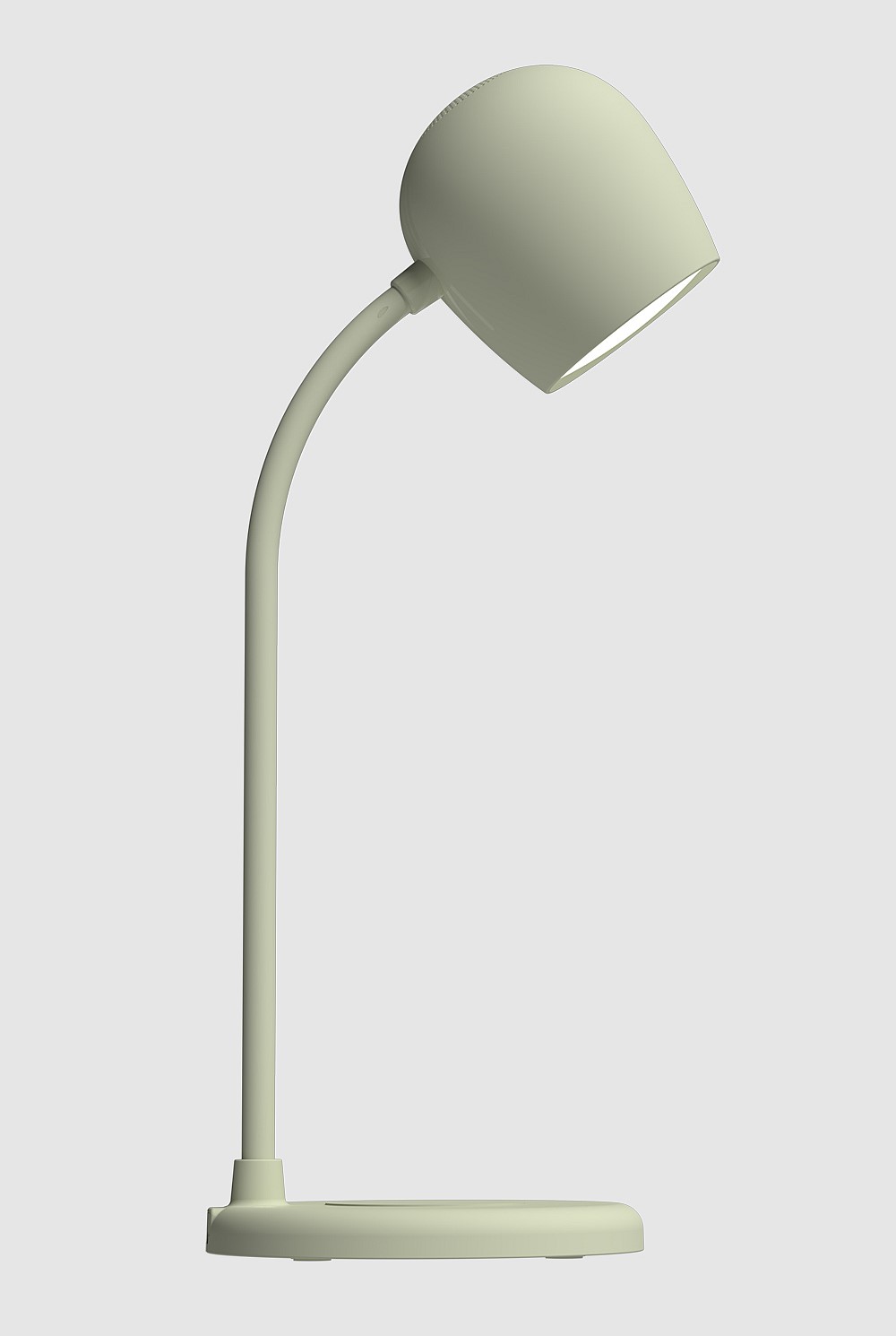 Ellie Smart Lamp With Bluetooth Speaker & Qi Wireless Charger - Dusty Olive