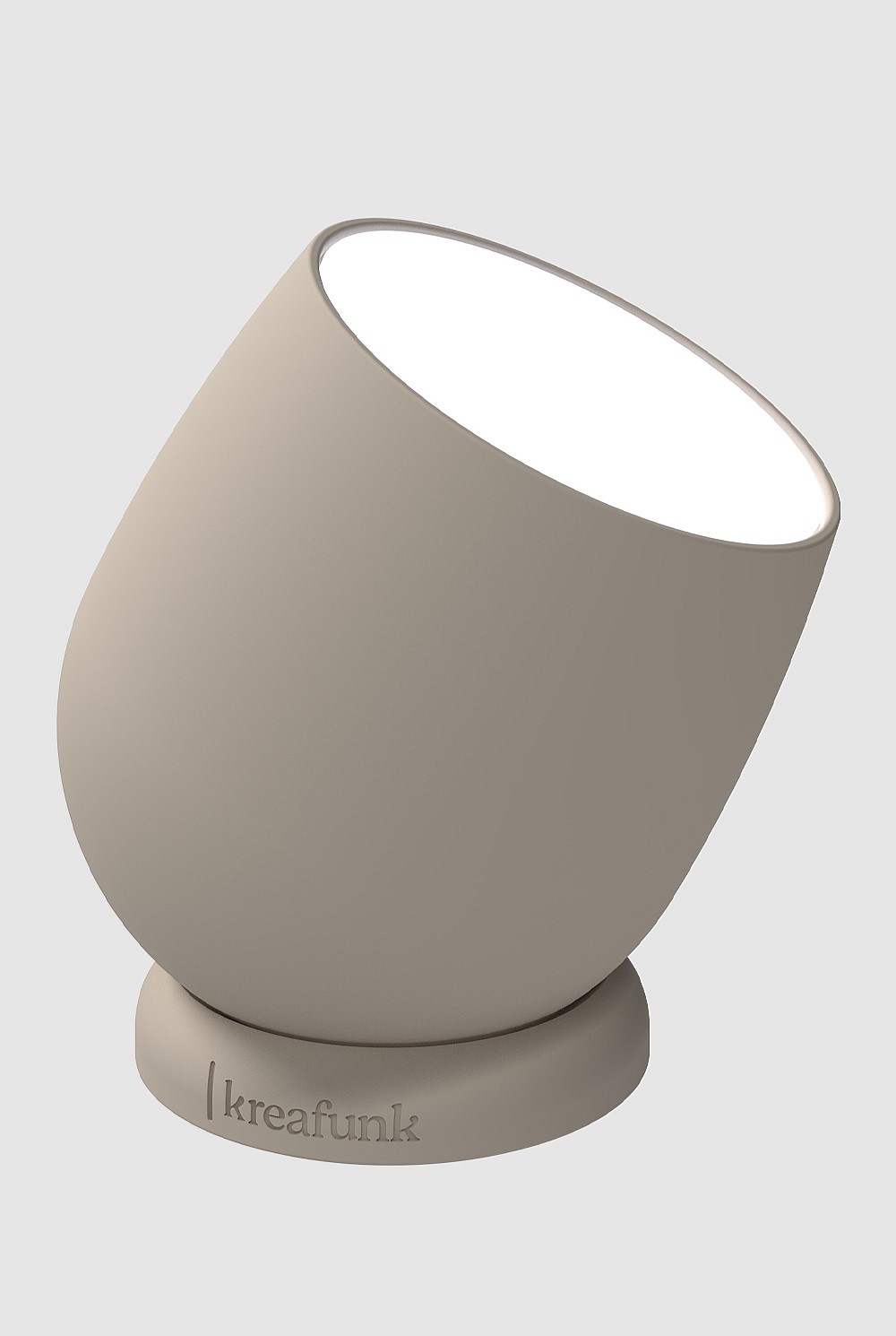 Beam Portable Rechargeable Touch Lamp - Ivory Sand