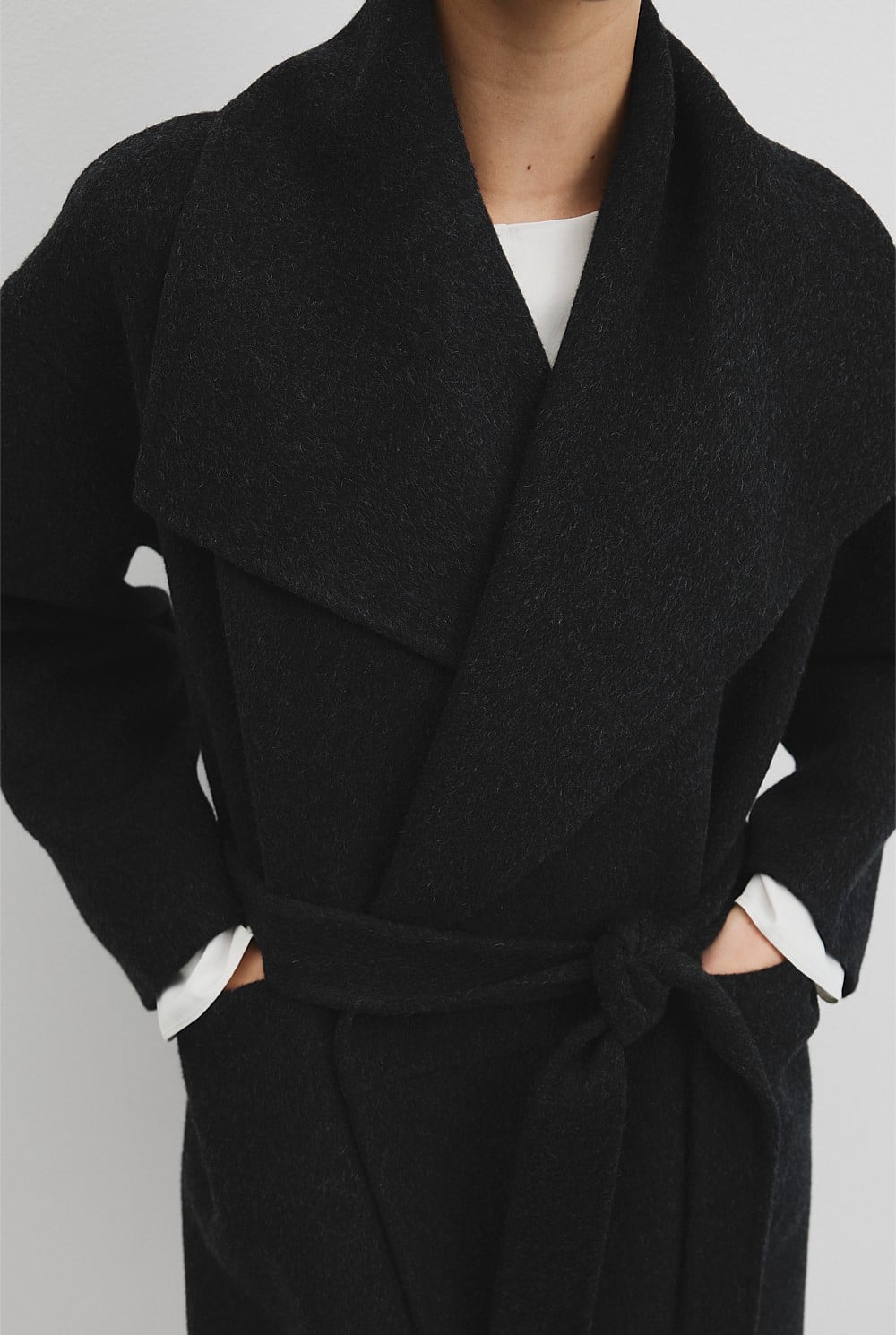 Oversized Wrap Coat