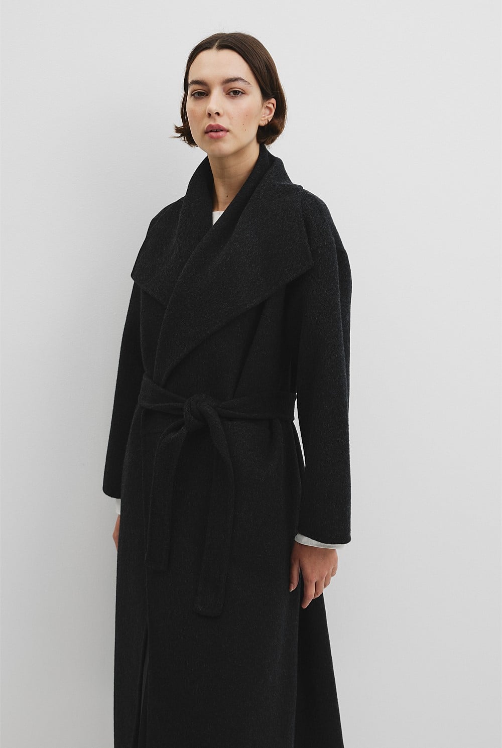 Oversized Wrap Coat