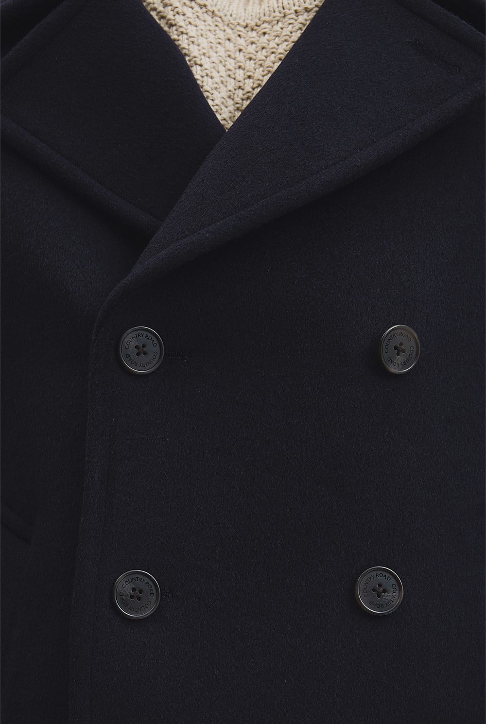 Wool Blend Pea Coat