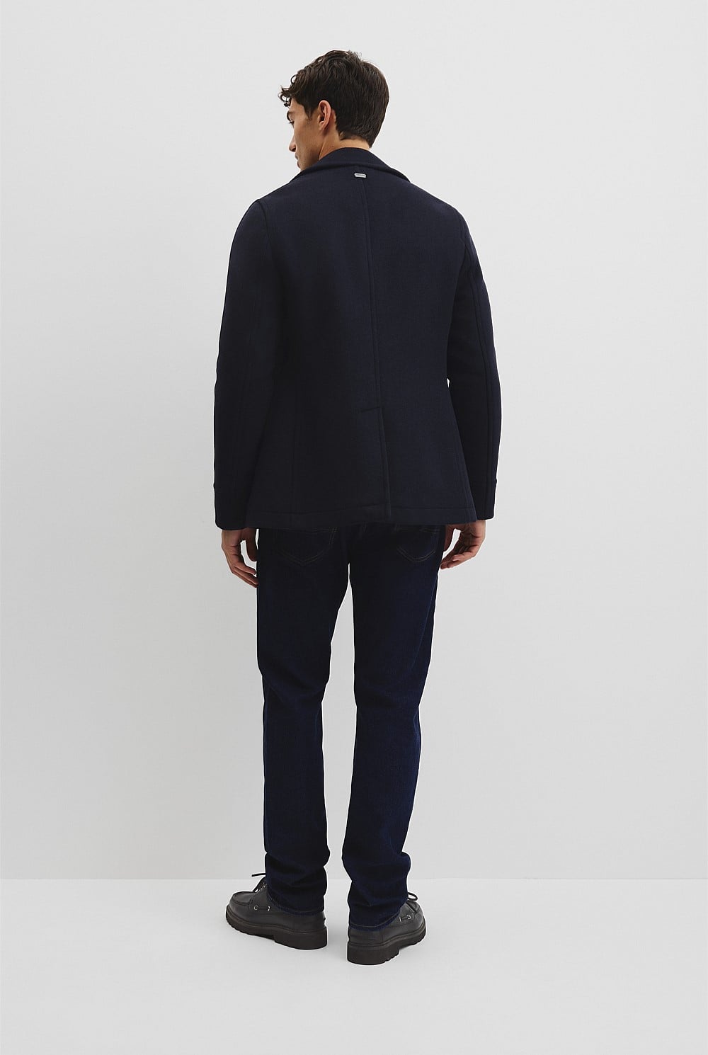 Wool Blend Pea Coat