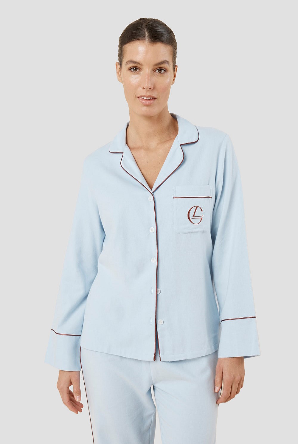 Isabella Brushed Cotton Pj Set