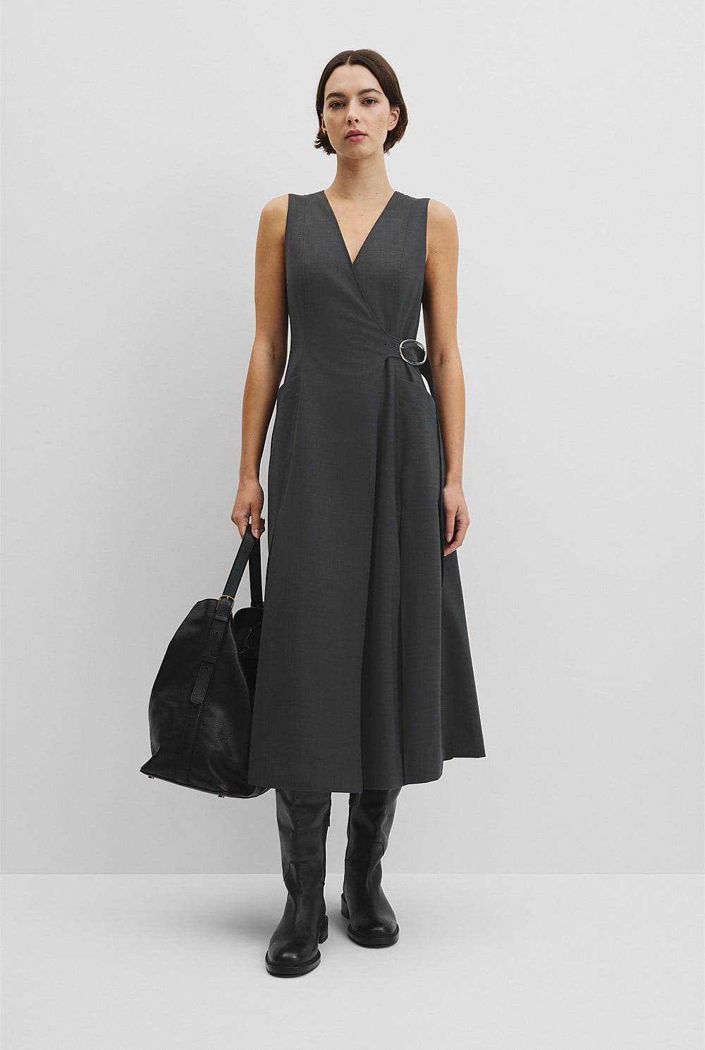 Wool Wrap Dress