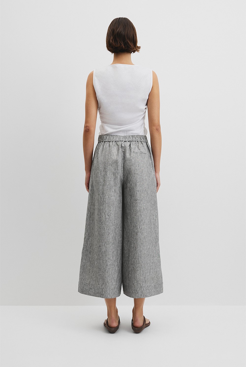 Linen Wide Leg Pant
