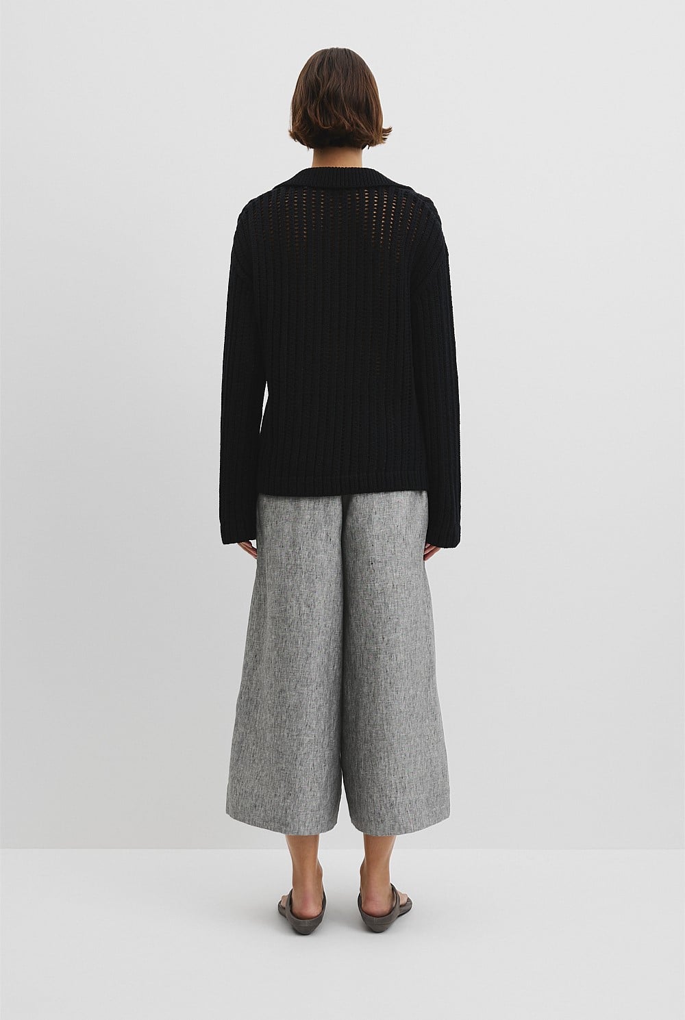Australian Good Earth Cotton Long Sleeve Tape Knit