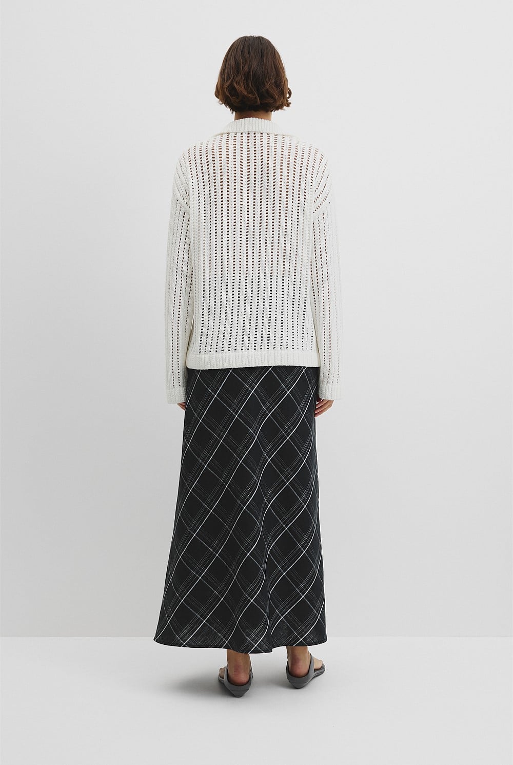 Australian Good Earth Cotton Long Sleeve Tape Knit