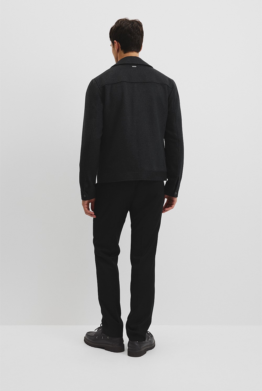 Check Zip Through Jacket