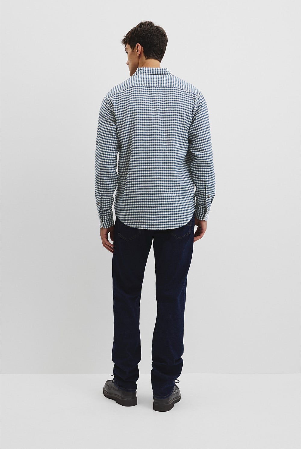 Regular Fit Flannel Gingham Shirt