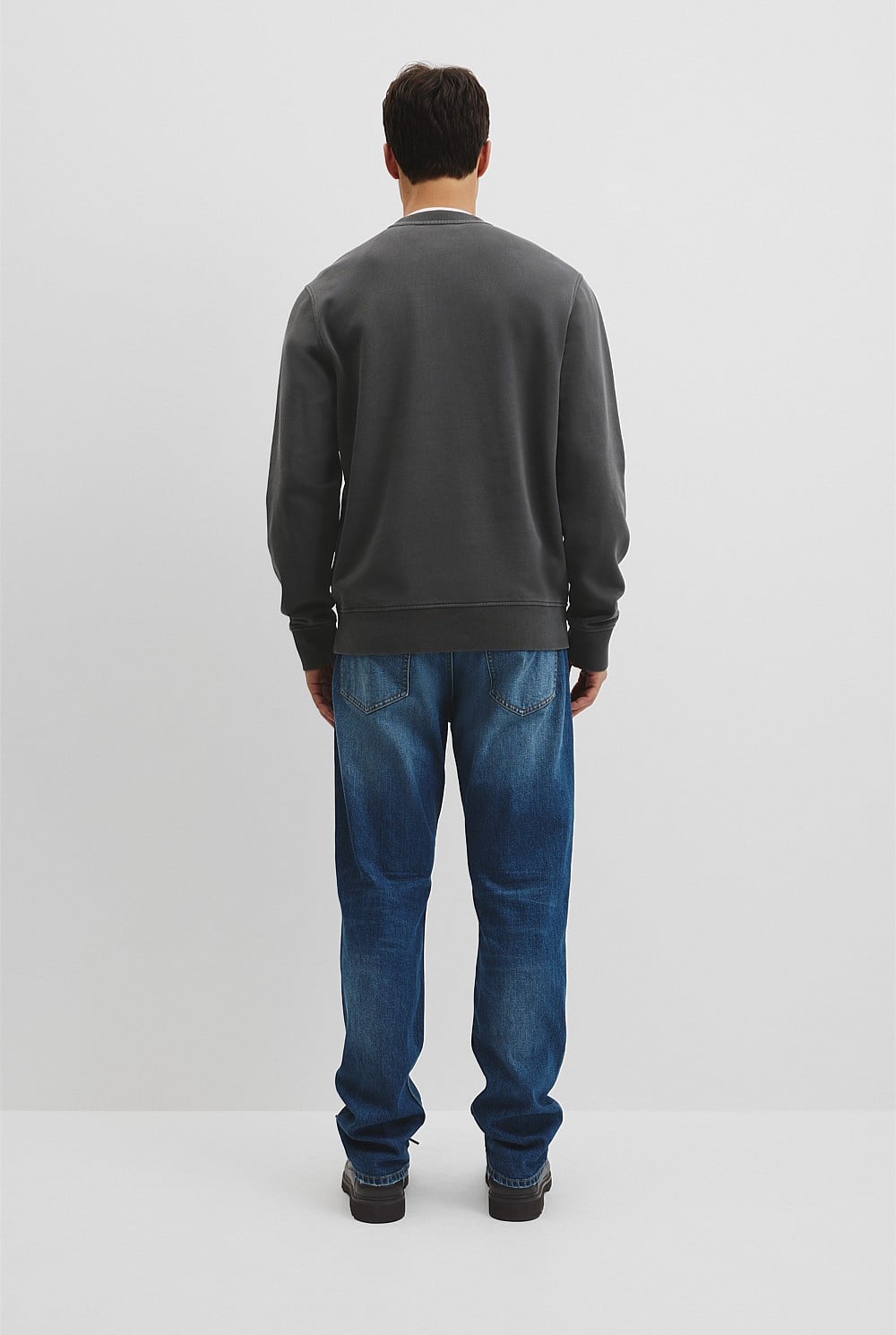Australian Cotton Garment Dyed Crew Sweat