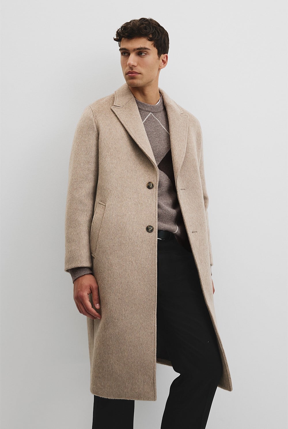 Single Breasted Tailored Overcoat
