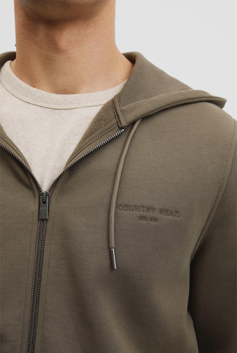 Australian Cotton Zip Through Sweat