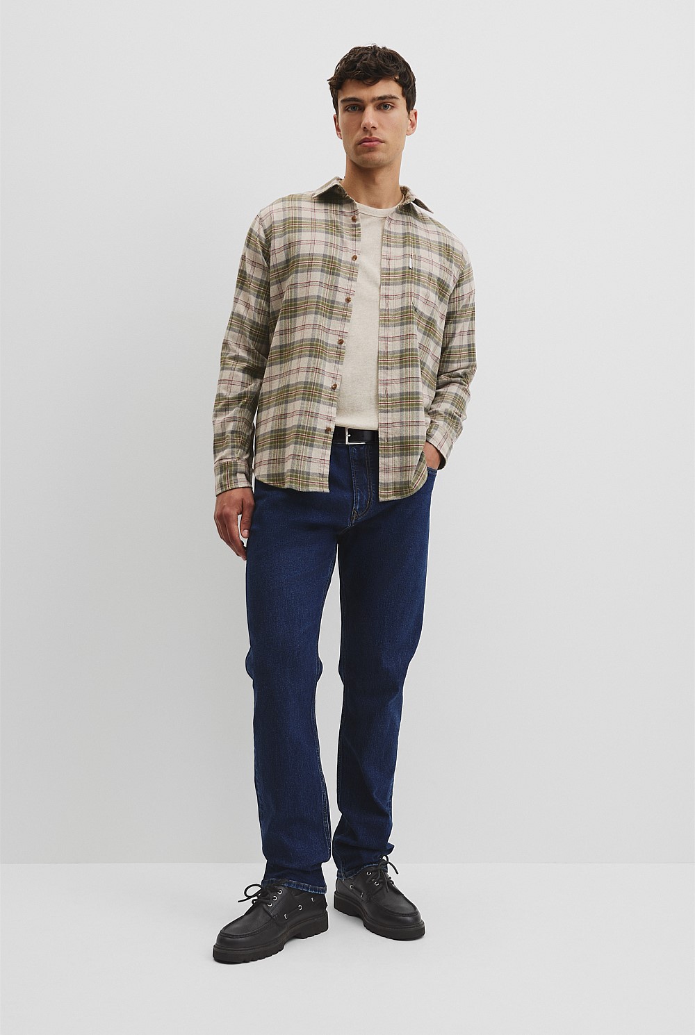Regular Fit Flannel Check Shirt