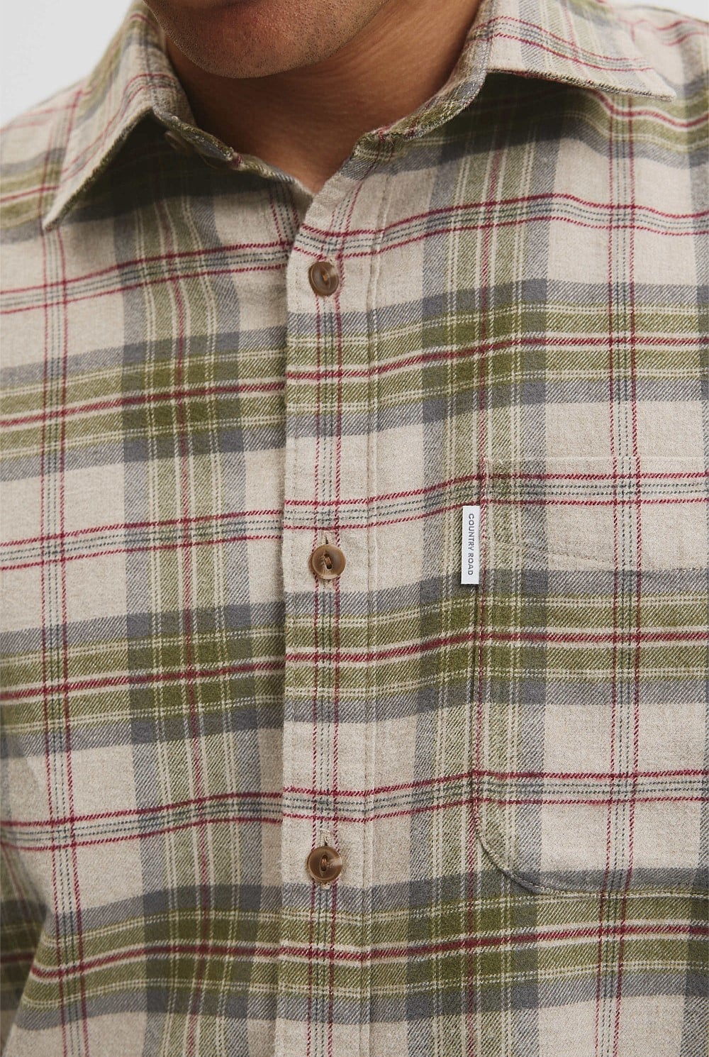 Regular Fit Flannel Check Shirt