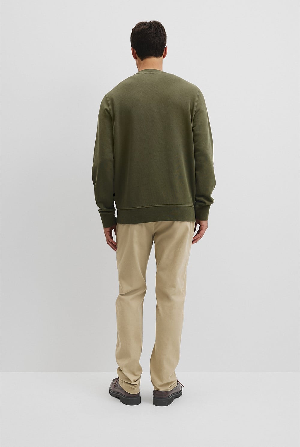 Australian Cotton Garment Dyed Crew Sweat