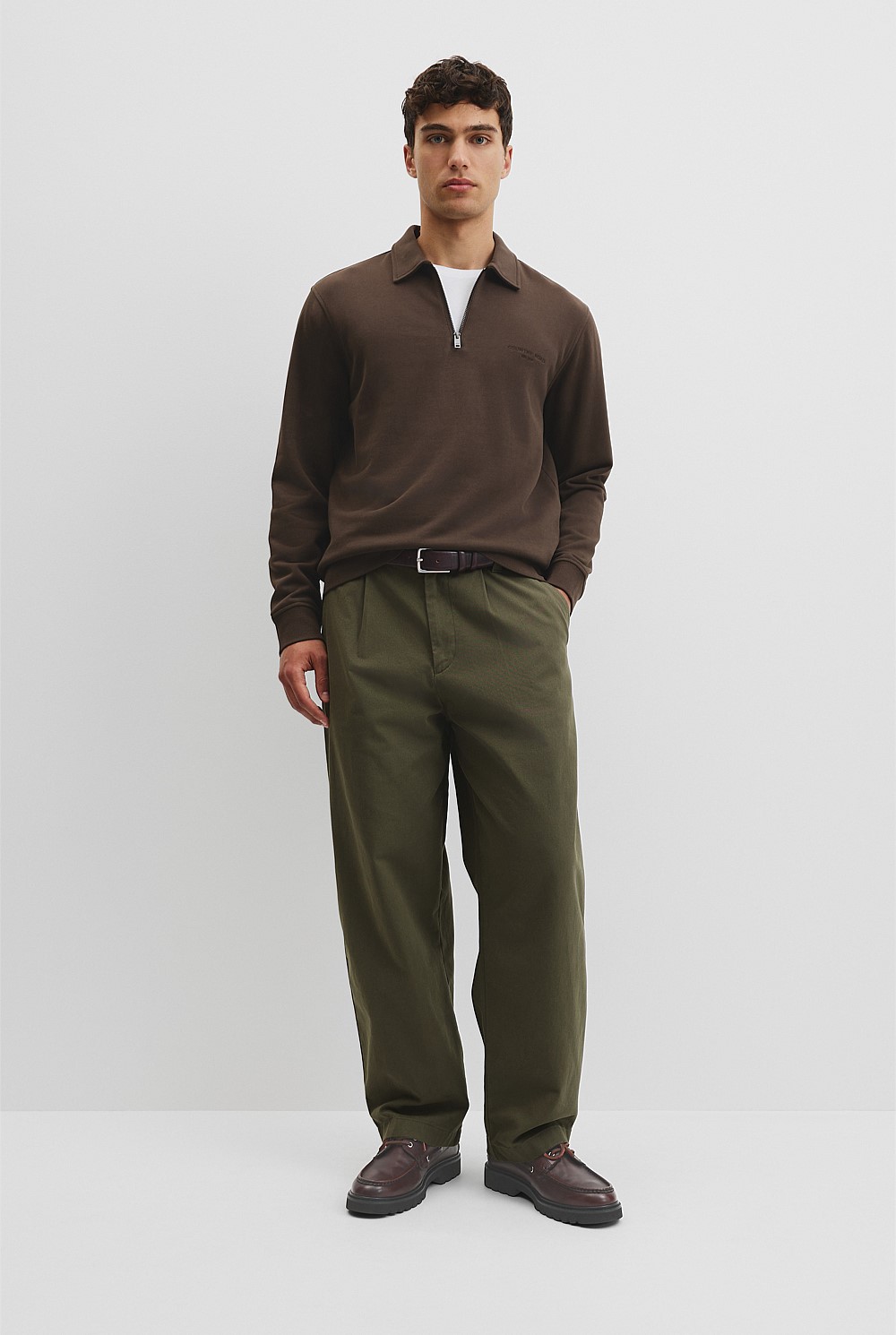 Australian Cotton Collar Neck Sweat