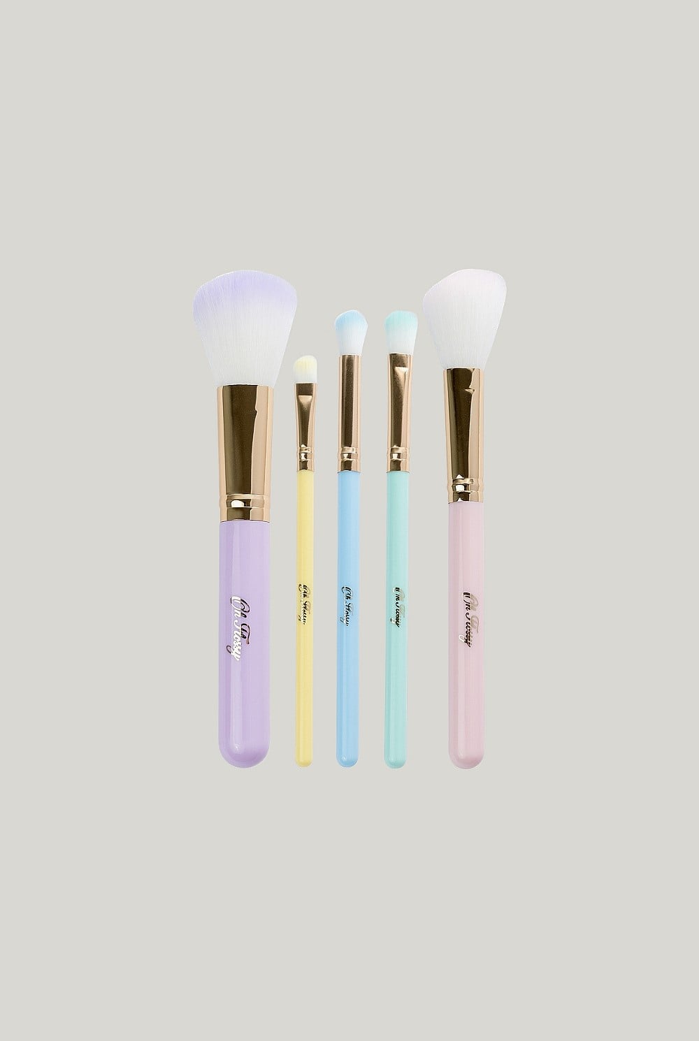 5-piece Rainbow Makeup Brush Set