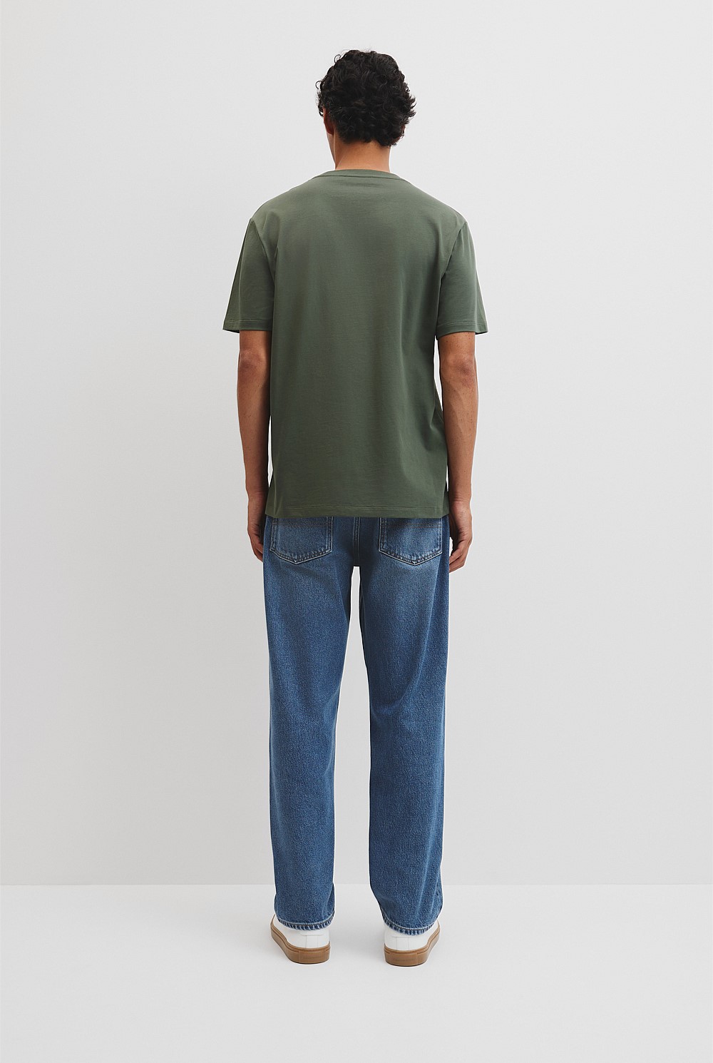 Short Sleeve Australian Cotton Country Road Modern Logo T-Shirt
