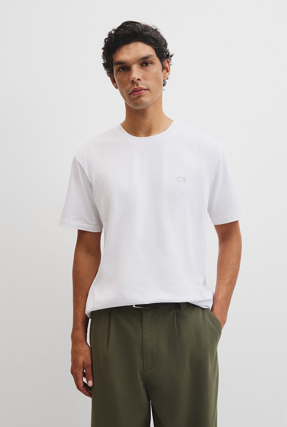 Short Sleeve Australian Cotton Country Road Modern Logo T-Shirt