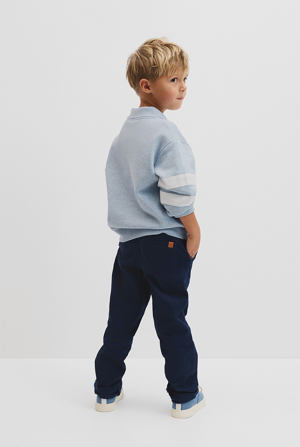 Organically Grown Cotton Collared Sweat
